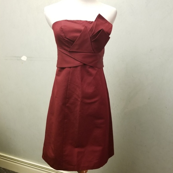 The Limited maroon tube top dress women's size 2 (N33) - Picture 7 of 7